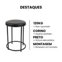 Ver imagem 4 de Banco Baixo Banqueta para Mesa Area Gourmet Banquinho Lua