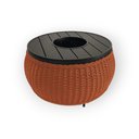 Ver imagem 2 de Mesa de Centro Champanheira em Alumínio e Corda Náutica