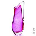 Ver imagem 2 de Vaso Em Cristal Murano Rosa - São Marcos 53Cm