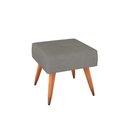 Ver imagem 5 de Kit Poltrona Decorativa com Puff Pequim Veludo Matrix Cor:veludo Capuccino