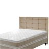 Cabeceira Casal King Mariana 190 cm Sued Bege - 4