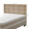 Cabeceira Casal King Mariana 190 cm Sued Bege - 3
