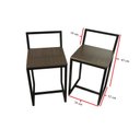 Ver imagem 3 de Mesa Prime 4 Cadeiras Quadrada BF Decor Prime Compacta Preto/Tabaco Linheiro