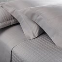 Ver imagem 4 de Jogo de Cama Queen Bud Vision New Colors Prata 4 Peças Cetim 300 Fios 100% Algodão Buddemeyer