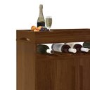 Ver imagem 4 de Aparador Café Drink com Portas Canela Pés em Madeira Pinus Ofertamo