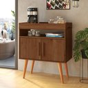 Ver imagem 3 de Aparador Café Drink com Portas Canela Pés em Madeira Pinus Ofertamo