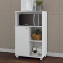 Ver imagem 1 de Armário Multiuso Rimo Grande 124 cm com 01 Porta Pratic - Branco