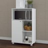 Armário Multiuso Rimo Grande 124 cm com 01 Porta Pratic - Branco - 1