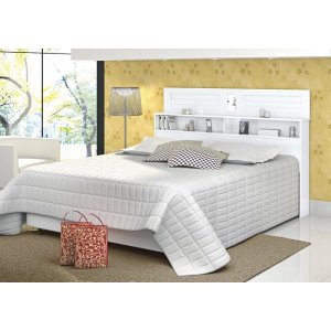 Cabeceira Florença Branco 140 cm