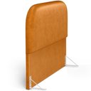 Ver imagem 5 de Cabeceira Cama Box King 195cm Orgânica Lanna W01 Couríssimo Whisky - Lyam Decor