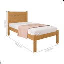 Ver imagem 2 de Cama de Solteiro Flex Guaraci Naturalle Off White