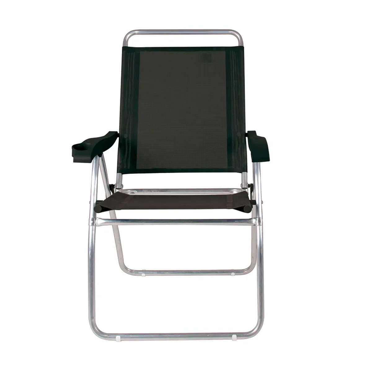 Cadeira Reclinável Mor Boreal Preta C/ Porta Copo 4 Posições