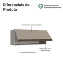 Ver imagem 4 de Armário Aéreo 80cm 1 Porta Basculante Nice Madesa