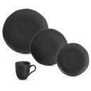 Ver imagem 1 de Aparelho de Jantar 16 Peças Orgânico Preto Matte Porto Brasil