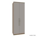 Ver imagem 1 de Guarda Roupa Modulado 02 Portas 245cm Setiba - Carvalho/Fendi