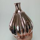 Ver imagem 4 de Kit 3 Vasos Planta Decoração Marselha Cerâmica Rosê