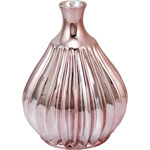 Kit 3 Vasos Planta Decoração Marselha Cerâmica Rosê