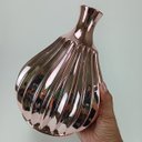 Ver imagem 6 de Kit 3 Vasos Planta Decoração Marselha Cerâmica Rosê