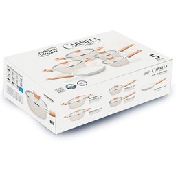 Jogo De Panelas Carmela Antiaderente Cerâmico 5 Peças 8481 - 2