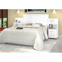 Ver imagem 1 de Cabeceira Flórida Casal Extensível Branco