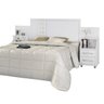 Cabeceira Flórida Casal Extensível Branco - 2