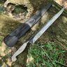 Faca Sorocabana Forjada Integral Monobloco Davila 10' Tala Osso Búfalo Para Churrasco - 6