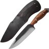 Faca Tática Artesanal Davila Monobloco de Caça Brut Forj 8' Aço Carbono 5160 Full Tang 6mm - 1