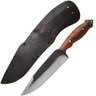Faca Tática Artesanal Davila Monobloco de Caça Brut Forj 8' Aço Carbono 5160 Full Tang 6mm - 4