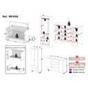 Ver imagem 4 de Quarto de Bebê Completo com Berço Americano 3 em 1 Allegra Multimóveis Mp4594 Madeirado