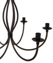 Ver imagem 3 de Lindo Lustre de Ferro Decorativo para Sala de Jantar e Estar Rusticas