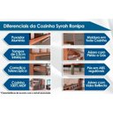 Ver imagem 2 de Cozinha Modulada Ronipa Syrah 4 Peças (2 Armários + 1 Balcão + 1 Paneleiro) C4P05 Sevilha/Branco