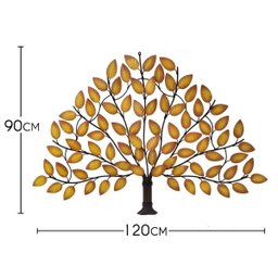 Árvore de Ferro Artesanal Decorativa de Parede para Ambientes Internos e Externos - 2