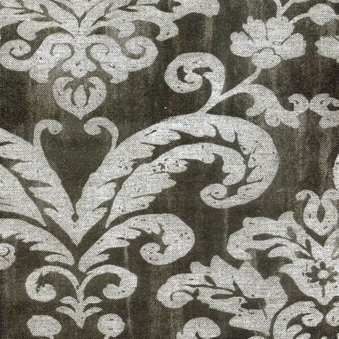 Papel de Parede Arabesco Cinza e Preto 52cm X 10m Classique