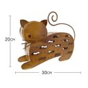 Ver imagem 2 de Gatinho de Metal Decorativo para Estante e Mesa de Sala de Estar Retro