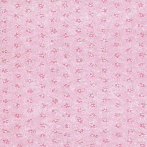 Papel de Parede Floral Rosa 52cm X 10m Figuras