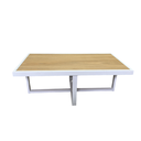 Ver imagem 1 de Mesa de Centro Retangular Paris Industrial Branco com Mdf
