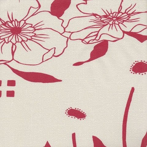 Papel de Parede Harmonia Floral Vermelho 52cm X 10m Harmonia