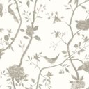 Ver imagem 1 de Papel de Parede Pássaros Cinza Claro 52cm X 10m Rustic