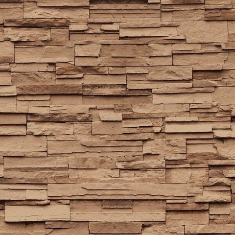 Papel de Parede Pedra 52cm X 10m Rustic