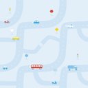 Ver imagem 1 de Papel de Parede Carrinhos 52cm X 10m Novo Encanto