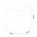 Ver imagem 3 de Conjunto Sala de Jantar 4 Banquetas Berlim Cinamomo -móveis Arapongas Cinamomo/bege