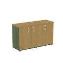 Ver imagem 3 de Armário para Escritório Pivotante Credenza Cinza/Salvia/Samba