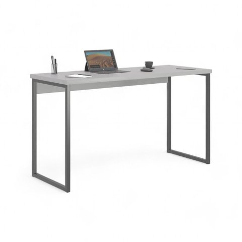 Mesa Home Office Escrivaninha Industriale 1,36 Cinza