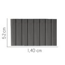Ver imagem 2 de Painel Estofada Líbia 140CM Casal Courino Cinza - D A DECOR