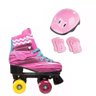 Patins Roller Retro Clássico 30 Ao 39 Tipo Sou Luna C/asas com Kit Proteção acessórios - 32-33 - 1