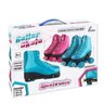 Patins Roller Infantil Retrô Ajustável Glitter Azul - 35/38 - 3