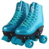 Patins Roller Infantil Retrô Ajustável Glitter Azul - 35/38 - 1
