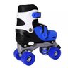 Patins Roller In-line azul com preto Menino Número Ajustável - 39-42 - 3