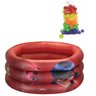 Piscina Infantil Inflável bebê criança 38 litros personagens Disney Com 50 bolinhas e mini - LadyBug - 2