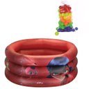 Ver imagem 2 de Piscina Infantil Inflável bebê criança 38 litros personagens Disney Com 50 bolinhas e mini - LadyBug
